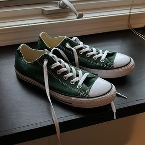 Converse all star sneakers in dark green